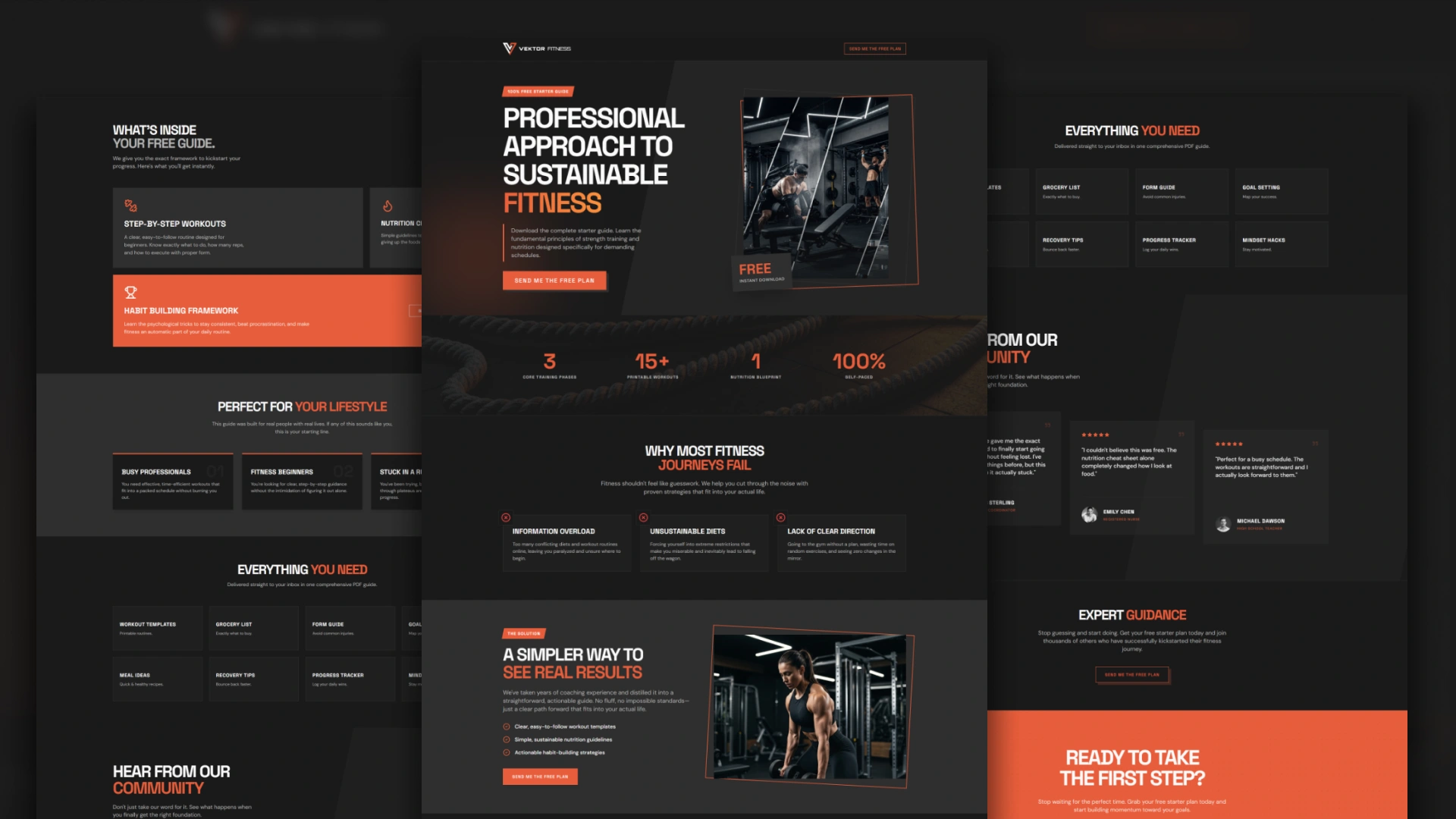 Vektor Fitness Lead Generation Funnel